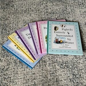 Vintage Pooh bear books 6 total